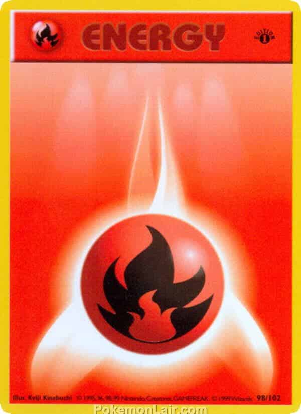 1999 Pokémon TCG Base Set - 98 - Fire Energy