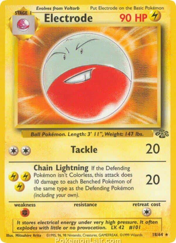 1999 Pokémon TCG Jungle Set - 18 - Electrode