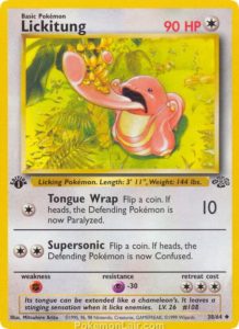 1999 Pokémon TCG Jungle Set - 38 - Lickitung