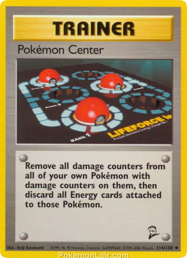 2000 Pokemon Trading Card Game Base 2 Price List 114 Pokemon Center
