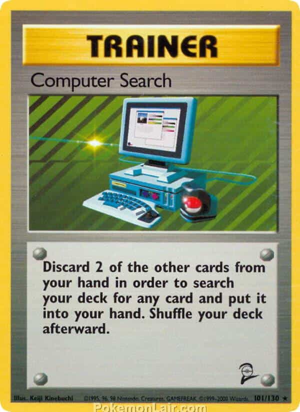 2000 Pokémon TCG Base 2 Set - 101 - Computer Search