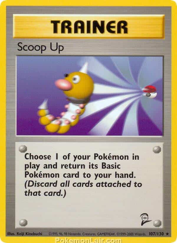 2000 Pokémon TCG Base 2 Set - 107 - Scoop Up