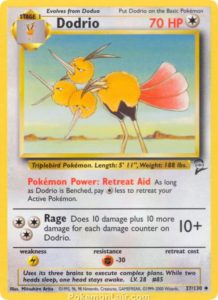 2000 Pokémon TCG Base 2 Set - 37 - Dodrio