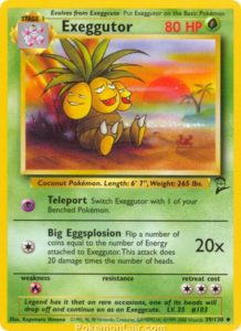2000 Pokémon TCG Base 2 Set - 39 - Exeggutor