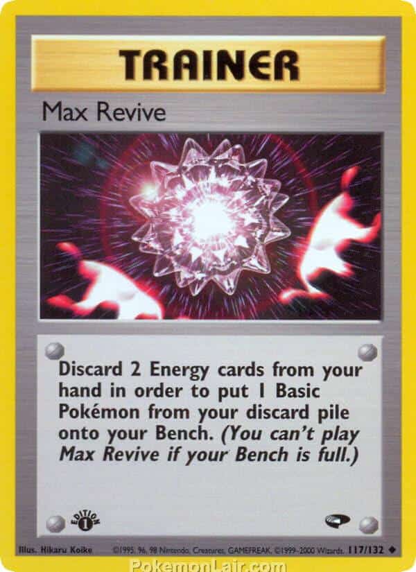 2000 Pokémon TCG Gym Challenge Set - 117 - Max Revive