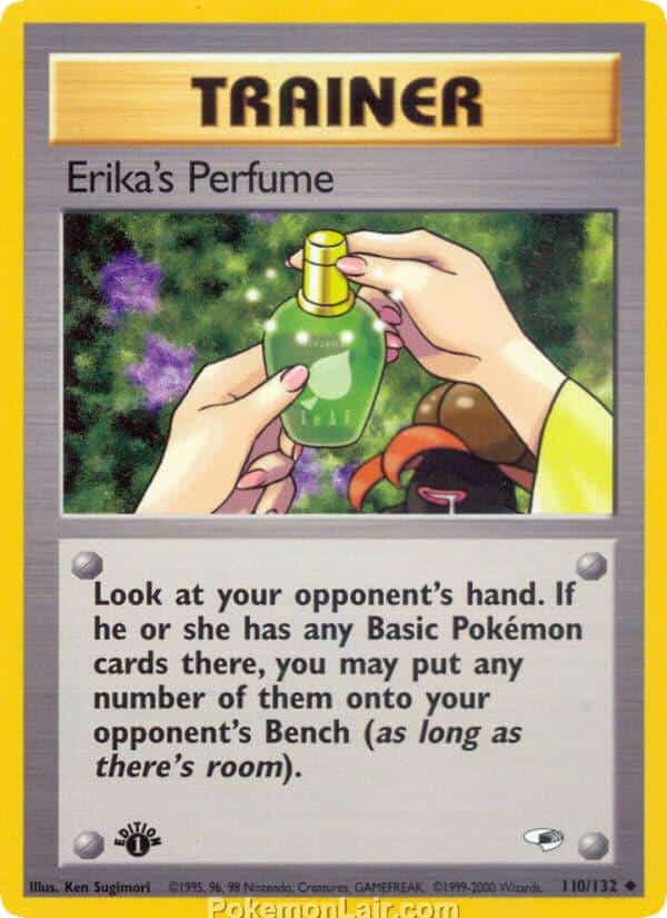 2000 Pokemon Trading Card Game Gym Heroes Price List 110 Erikas Perfume