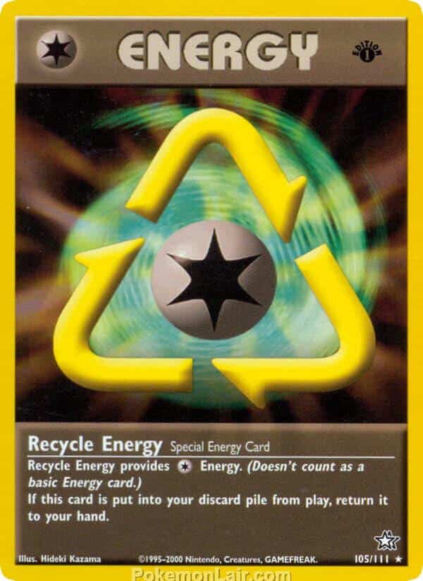 2000 Pokemon Trading Card Game NEO Genesis Price List 105 Recycle Energy