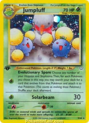 2001 Pokemon Trading Card Game NEO Revelation Price List 9 Jumpluff