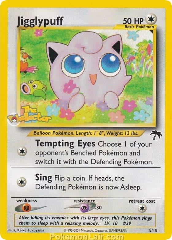 2001 Pokemon Trading Card Game NEO Southern Islands Price List 8 Jigglypuff