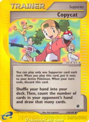 2002 Pokemon Trading Card Game Expedition Base Price List 138 Copycat