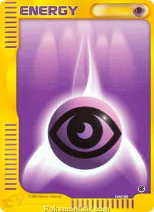 2002 Pokemon Trading Card Game Expedition Base Price List 164 Psychic Energy