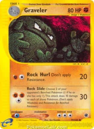 2002 Pokemon Trading Card Game Expedition Base Price List 79 Graveler