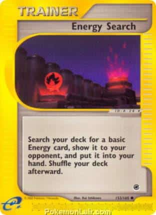 2002 Pokemon Trading Card Game Expedition Base Set 153 Energy Search