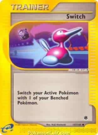 2002 Pokemon Trading Card Game Expedition Base Set 157 Switch