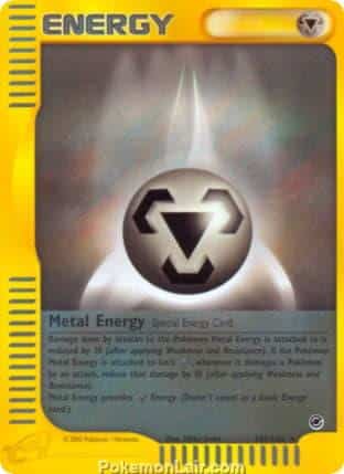 2002 Pokemon Trading Card Game Expedition Base Set 159 Metal Energy