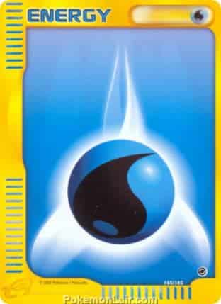 2002 Pokemon Trading Card Game Expedition Base Set 165 Water Energy