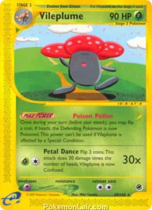 2002 Pokemon Trading Card Game Expedition Base Set 69 Vileplume