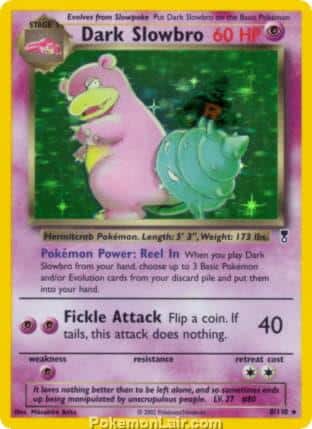 2002 Pokemon Trading Card Game Legendary Collection Price List 8 Dark Slowbro