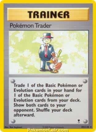2002 Pokemon Trading Card Game Legendary Collection Set 103 Pokemon Trader