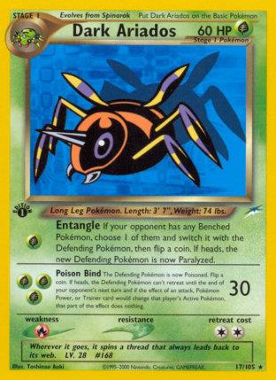 2002 Pokemon Trading Card Game NEO Destiny Set 17 Dark Ariados