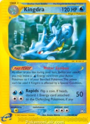 2003 Pokemon Trading Card Game Aquapolis Price List 19 Kingdra