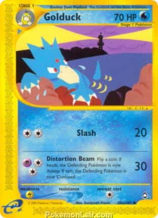 2003 Pokemon Trading Card Game Aquapolis Price List 50 Golduck