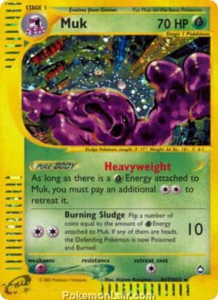 2003 Pokemon Trading Card Game Aquapolis Price List H17 Muk