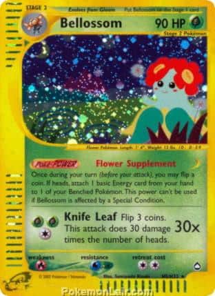 2003 Pokemon Trading Card Game Aquapolis Price List H5 Bellossom
