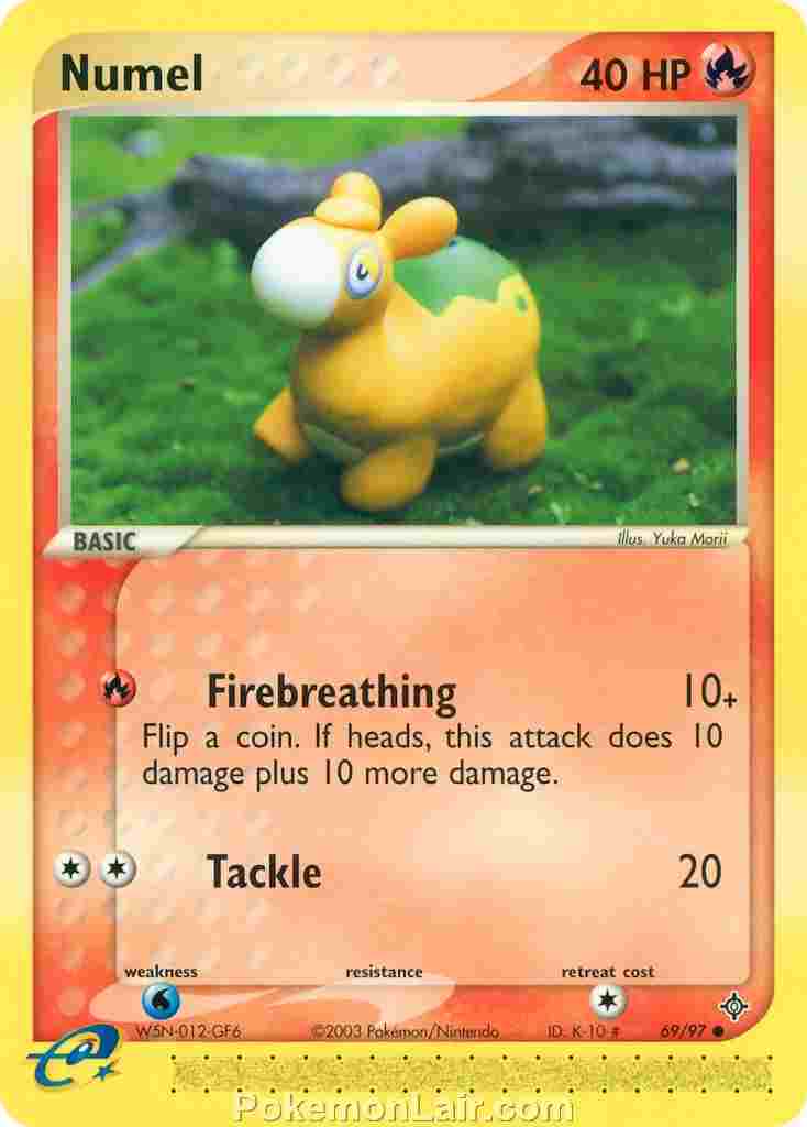 2003 Pokemon Trading Card Game EX Dragon Price List 69 Numel