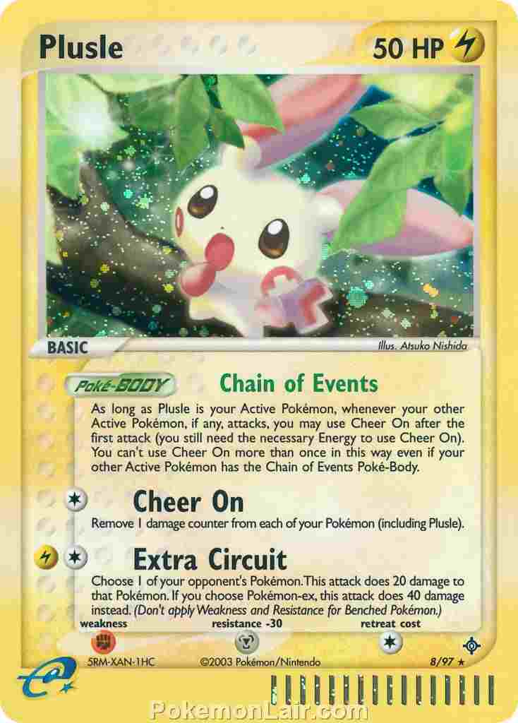 2003 Pokemon Trading Card Game EX Dragon Price List 8 Plusle