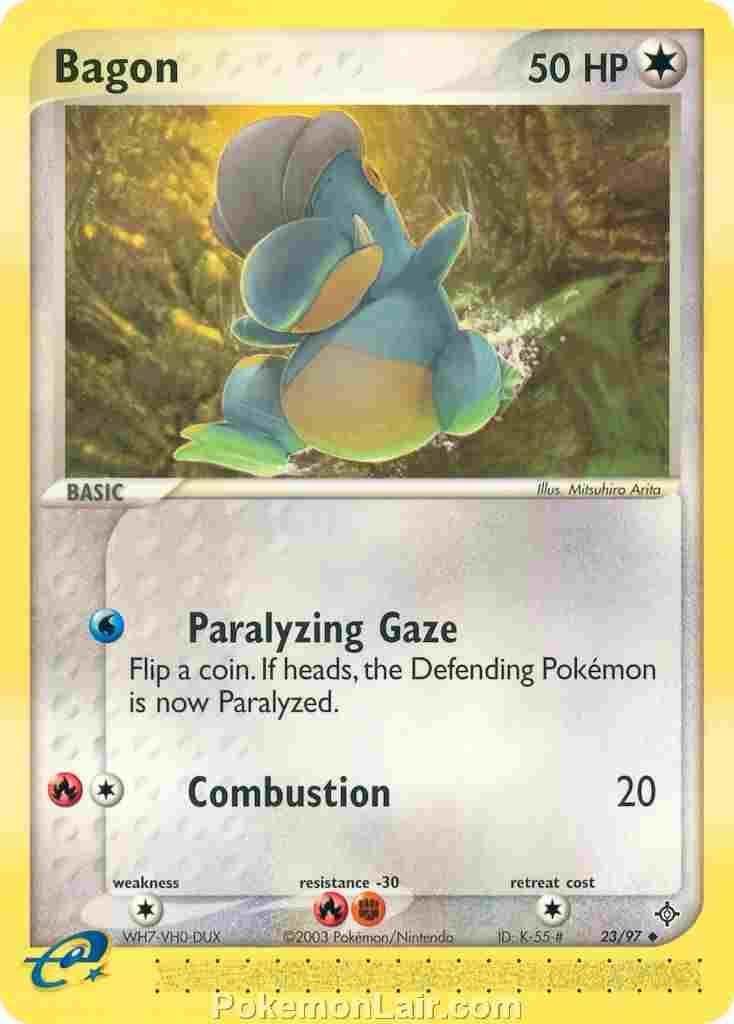 2003 Pokemon Trading Card Game EX Dragon Set 23 Bagon