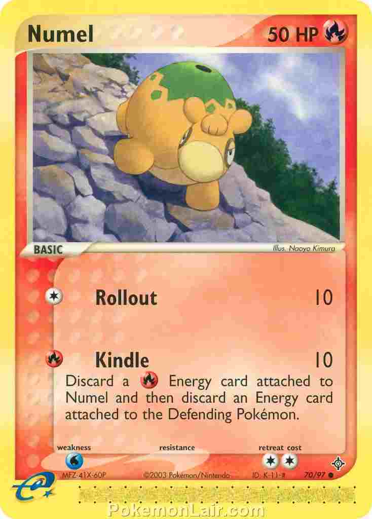 2003 Pokemon Trading Card Game EX Dragon Set 70 Numel