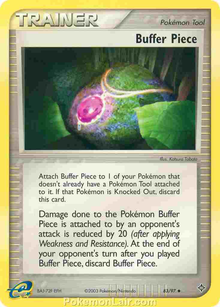 2003 Pokemon Trading Card Game EX Dragon Set 83 Buffer Piece