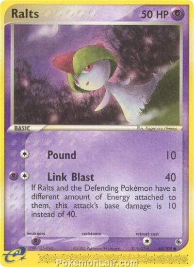 2003 Pokemon Trading Card Game EX Ruby and Sapphire Price List 68 Ralts