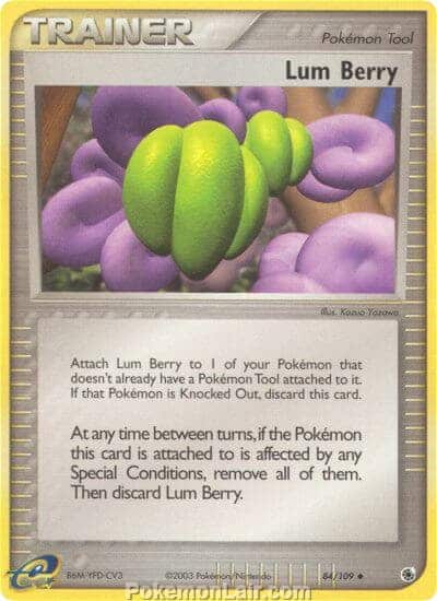 2003 Pokemon Trading Card Game EX Ruby and Sapphire Price List 84 Lum Berry