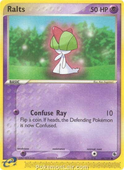 2003 Pokemon Trading Card Game EX Ruby and Sapphire Set 66 Ralts