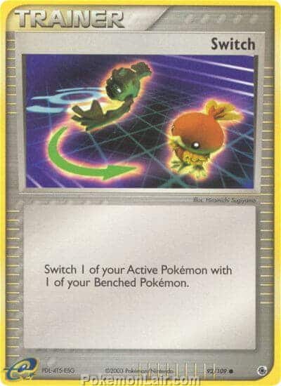 2003 Pokemon Trading Card Game EX Ruby and Sapphire Set 92 Switch