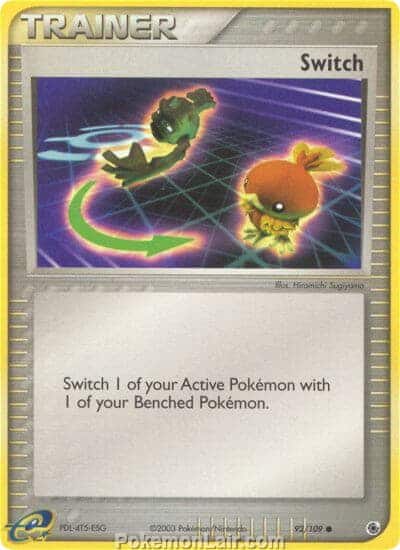 2003 Pokemon Trading Card Game EX Ruby and Sapphire Set 92 Switch