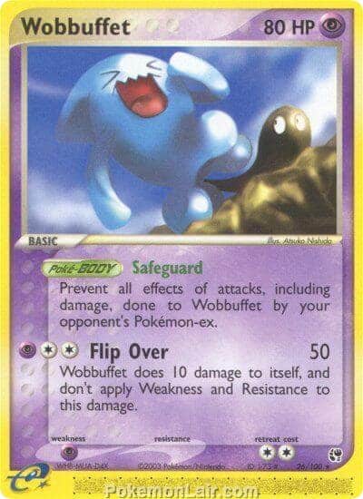 2003 Pokemon Trading Card Game EX Sandstorm Set 26 Wobbuffet