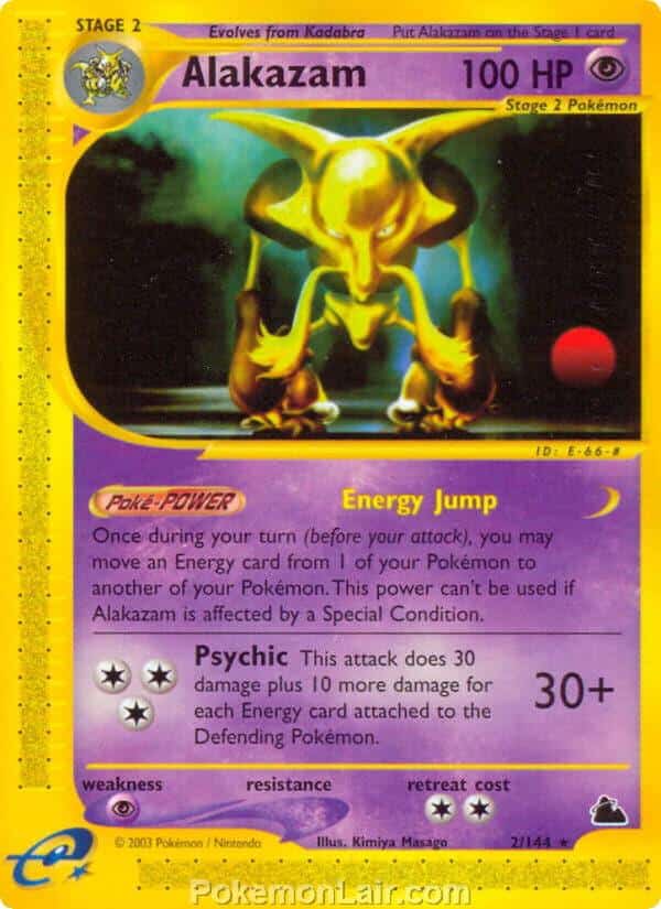 2003 Pokemon Trading Card Game Skyridge Price List 2 Alakazam