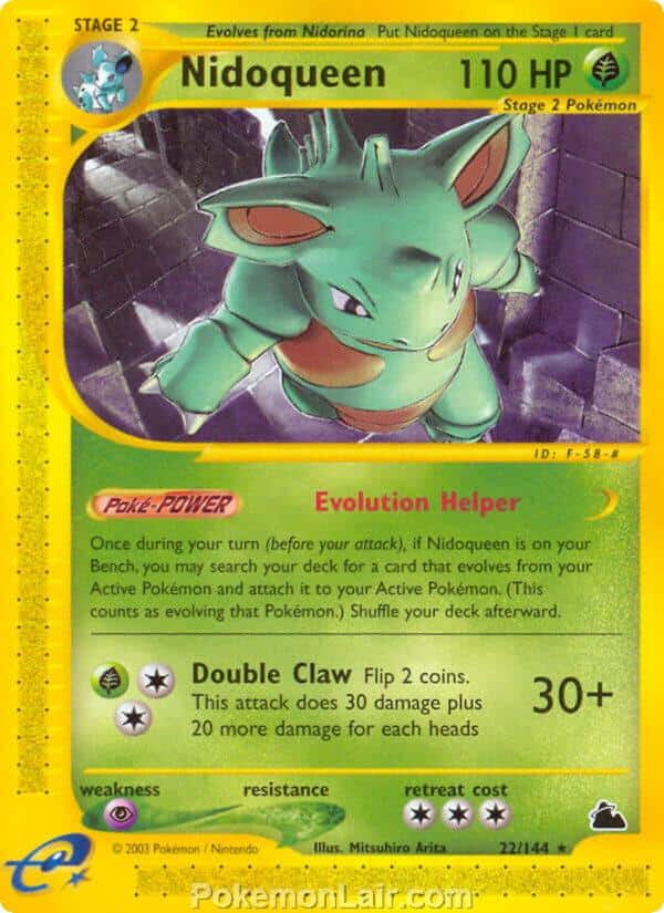 2003 Pokemon Trading Card Game Skyridge Price List 22 Nidoqueen