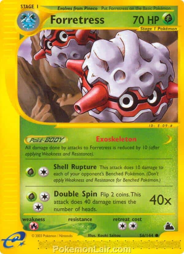 2003 Pokemon Trading Card Game Skyridge Price List 56 Forretress