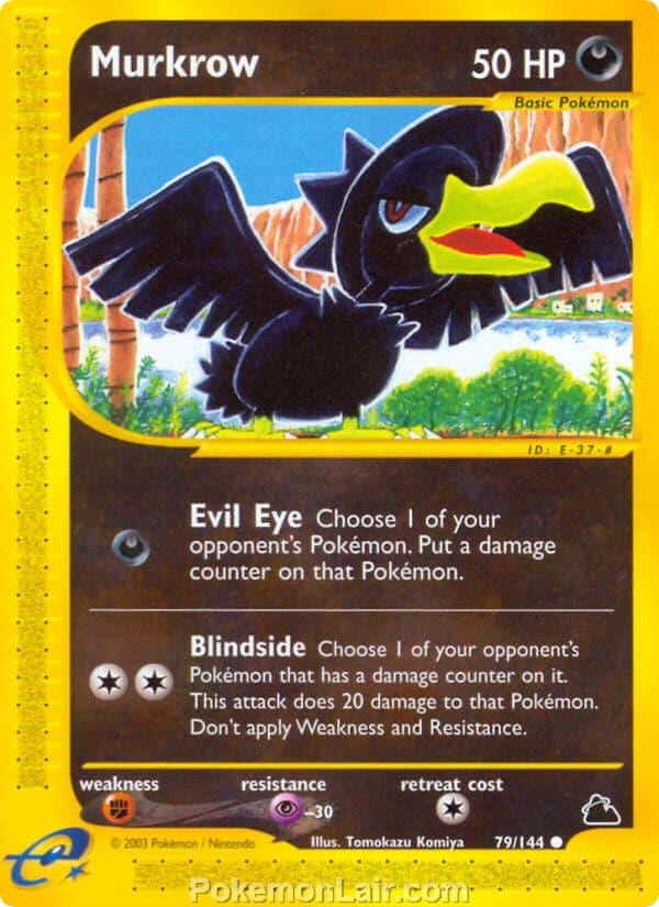 2003 Pokemon Trading Card Game Skyridge Price List 79 Murkrow