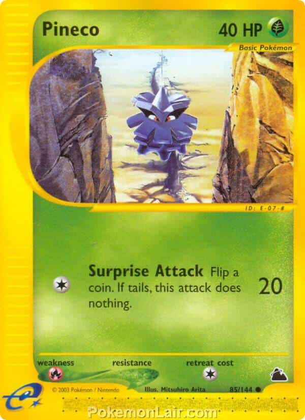 2003 Pokemon Trading Card Game Skyridge Price List 85 Pineco