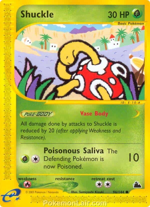 2003 Pokemon Trading Card Game Skyridge Price List 96 Shuckle