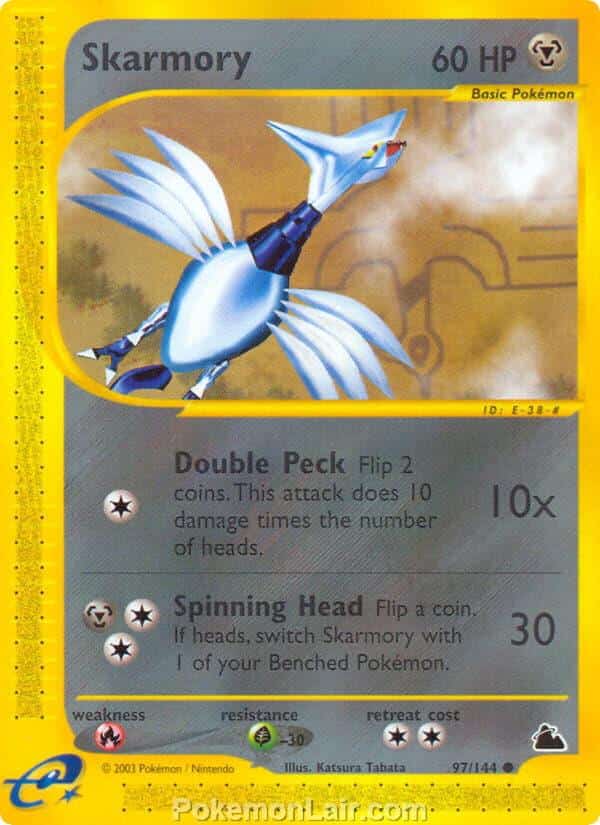 2003 Pokemon Trading Card Game Skyridge Price List 97 Skarmory