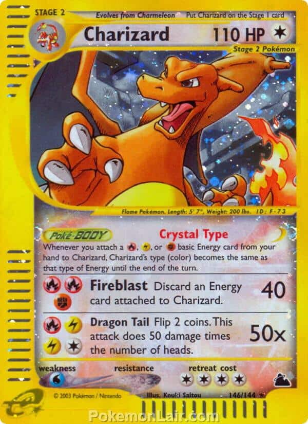 2003 Pokemon Trading Card Game Skyridge Set 146 Charizard