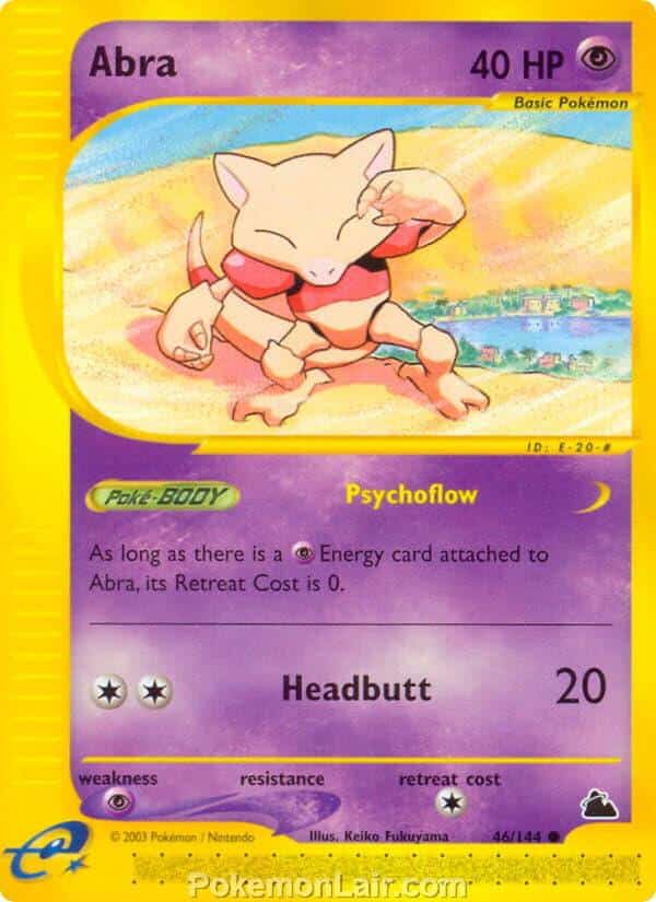 2003 Pokemon Trading Card Game Skyridge Set 46 Abra