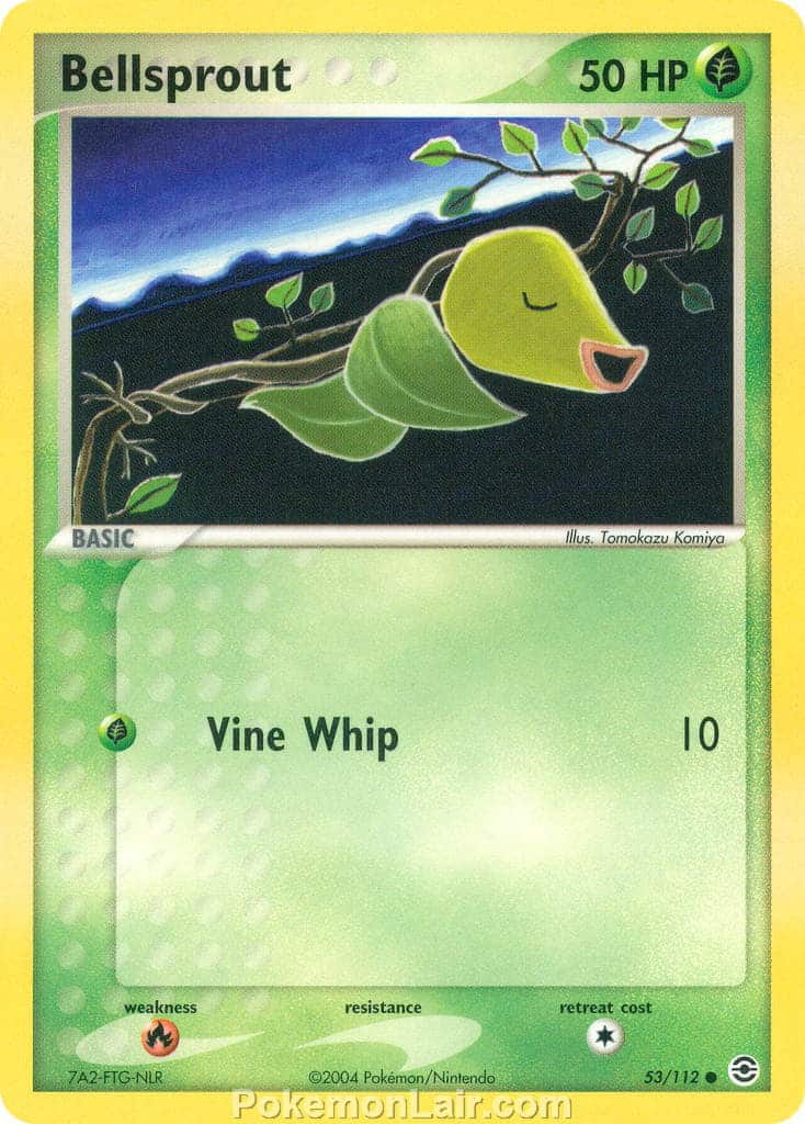 2004 Pokemon Trading Card Game EX Fire Red and Leaf Green Set 53 Bellsprout