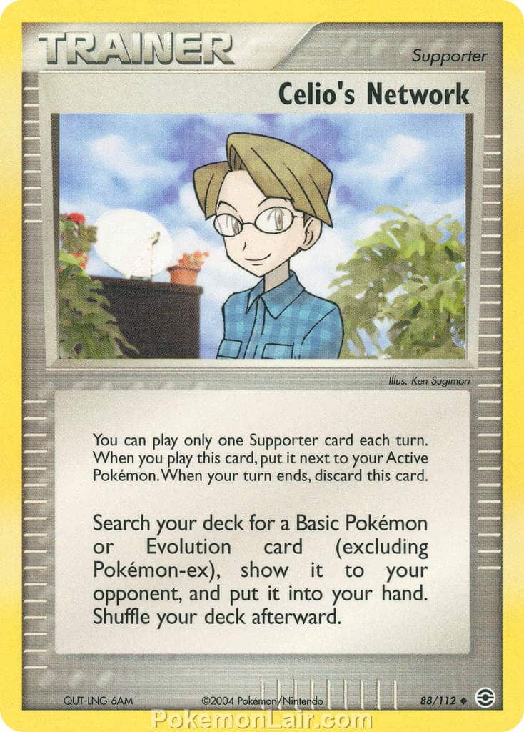 2004 Pokemon Trading Card Game EX Fire Red and Leaf Green Set 88 Celios Network